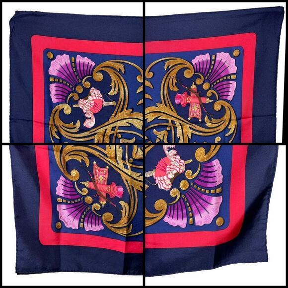 Hermes Cheval Turc silk scarf 100% Silk Scarf 90cm Square - Picture 7 of 15